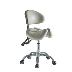 Portable <strong>Dental</strong> Laboratory Recessed Doctor Saddle Assistant <strong>Chair</strong> - Product Image 1