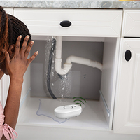 Kerui Offre Spéciale sans fil fuite d'eau maison cuisine capteur de fuite d'eau 110 DB Volume alarme de fuite d'eau