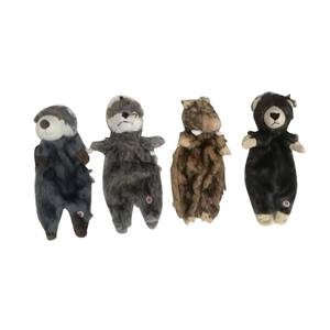 Lupo Porcupine Skunk Realistico Animata Squeaky Peluche Cane Giocattolo - Product Image 1