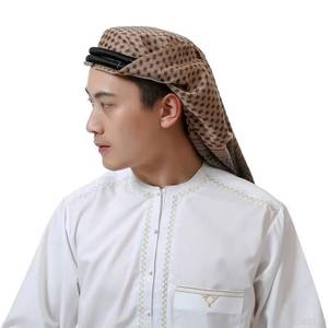 The Arafat Keffiyeh jacquard square scarf is made of durable polyester fabric - Product Image 4