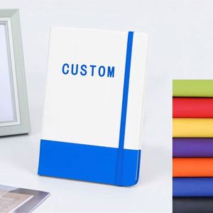 Factory Wholesale Custom A5 Business Notepad Hardcover Leather <b>Journal</b>/Diary Strap Printed Custom Color 80 Sheets Thermal - Product Image 1
