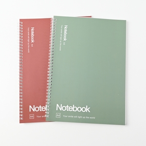 <strong>A5</strong> B5 Custom Logo <strong>Spiral</strong> <strong>Notebook</strong> 40 Pages 80gsm Paper Premium Ivory Card Cover with <strong>Spiral</strong> Binding and Open Flat Design - Product Image 2