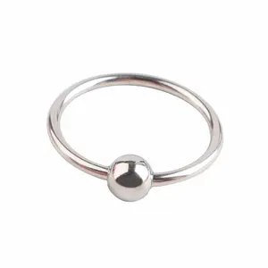 Anneau de pendentif de pénis en métal en acier inoxydable Glandes anneau de pénis lesté Sex Toys pour hommes - Product Image 1