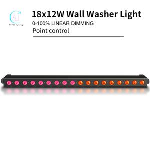Fabricante de Barra LED Lineal de 18x12w para Iluminación de Pared, Control de Punto DMX - Product Image 2