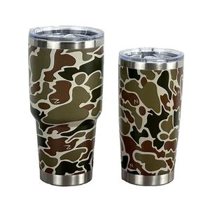 Vaso Térmico de Camuflaje de 20 oz con Impresión UV Personalizada, Camuflaje Bottomland y Camuflaje de Pato para Acampar, Viajar y Actividades al Aire Libre - Product Image 2