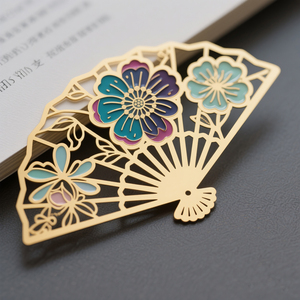 Exquisite Custom Gold Plated Metal <b>Bookmarks</b> with Tassel for Elegant Reading Gifts - Product Image 4