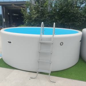 <span class=keywords><strong>Piscine</strong></span> gonflable rigide, diamètre 4m, hauteur 1,5m, 4x1,5m, <span class=keywords><strong>piscine</strong></span> hors sol avec structure Drop Stitch pour jardin - Product Image 4