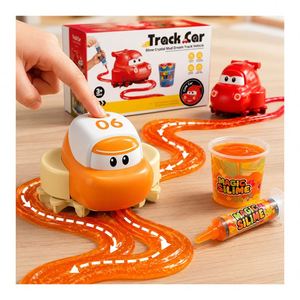 Crystal Mud Route <b>Builder</b> Slime Track Car Kids Hand Eye Coordination Electric Motion Science Experiment Learning Set - Product Image 5