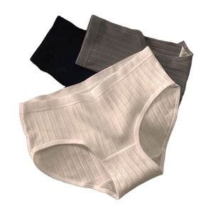 Nouvelle culotte sport respirante taille moyenne pour femme, grande taille en coton avec dentelle - Product Image 4