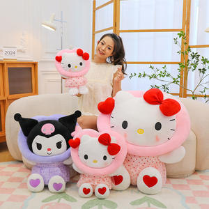 Nuova Bambola Kuromii a Forma di Cuore di Pesca all'Ingrosso, Regalo Compagno per Bambini, Peluche Gatto KT per Regali alle Ragazze - Product Image 3