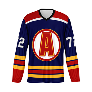 OEM Personnalisé Conçu Hockey Sur Glace Maillot Chemises pour Adultes Sublimation Technique Personnalisé Nom De L'équipe - Product Image 3