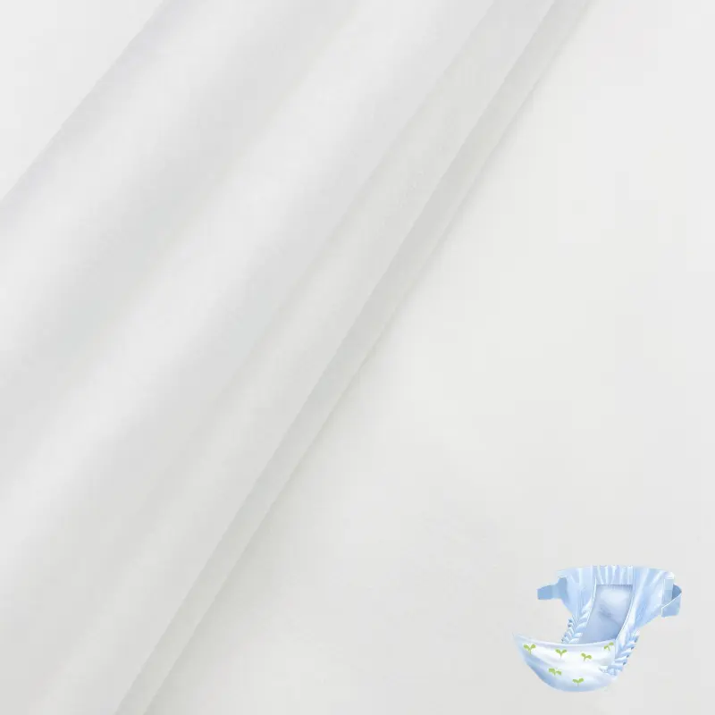 Toalhas higiênicas para mulheres tecido não tecido spunlaced ecológico de alta qualidade para fraldas de bebês