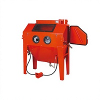 Prix d'usine Junda – Cabine de sablage électrique métallique 22L haute pression avec moteur de haute précision pour préparation de surface, facile à utiliser