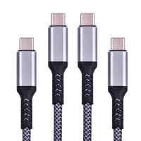 Cable personalizado de fábrica 20Gbps 100W tipo C 4K Video Cable de alta compatibilidad para estación de acoplamiento/MacBook/teléfono/portátil
