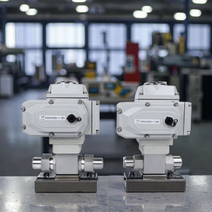 Katup Bola Tekanan Tinggi Listrik Q911N-320P Sambungan Ulir NPT Pengelasan Katup Pengatur Hidrolik Gas Alam CNG OEM - Product Image 4