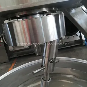 Industriële Koken Apparatuur Keuken Wok Grote Soeppan Vacuüm Vruchtensap Stoommantel Fornuis Met Roerwerk