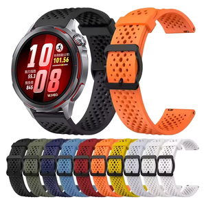 Correa de silicona transpirable de 22mm para <span class=keywords><strong>Huawei</strong></span> <span class=keywords><strong>Watch</strong></span> <span class=keywords><strong>GT</strong></span> <span class=keywords><strong>Runner</strong></span> 2 GT6 6Pro GT5 GT4 <span class=keywords><strong>46mm</strong></span>, pulsera de repuesto para Galaxy <span class=keywords><strong>Watch</strong></span> 3 45mm <span class=keywords><strong>46mm</strong></span> - Product Image 1