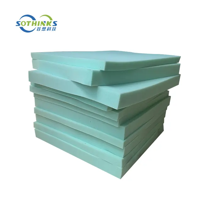 OEM custom high quality raw material gel memory foam 20-50 D memory mattress foam for mattress seat cushion