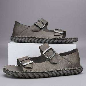 Pantoufles décontractées tendance avec logo personnalisé, nouveau design, pantoufles pour hommes avec semelle en liège - Product Image 3
