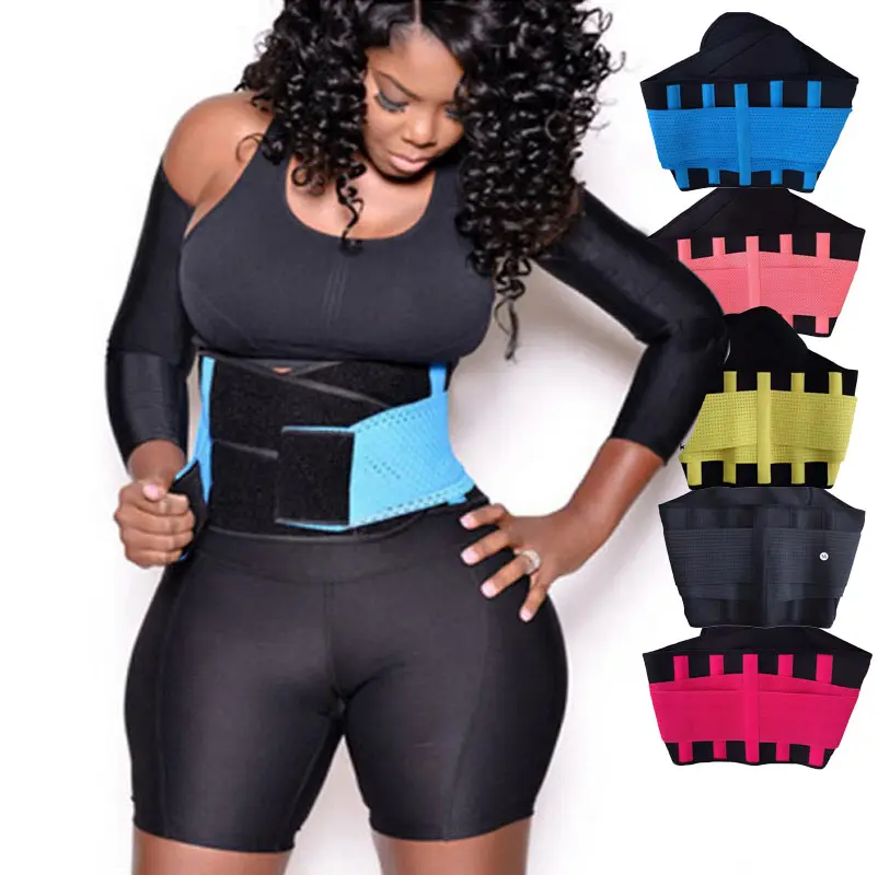 Hot Koop Dubbele Riem Latex Taille Trainer Firm Controle Latex Taille Trainer Tummy Controle Zweet Riem Taille Trimmer Maag