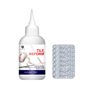 Sigillante Epossidico Impermeabile per Fughe di Piastrelle, <span class=keywords><strong>Rivestimento</strong></span> Liquido per Bagno, <span class=keywords><strong>Cucina</strong></span> e Pavimenti - Applicazione a Pennello, Colore Oro/Argento - Product Image 1