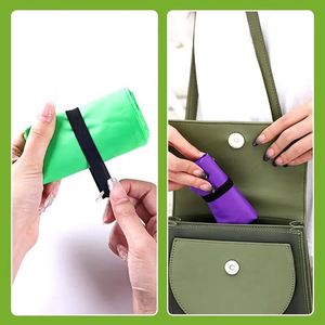 Sac de shopping pliable grande capacité en tissu polyester imperméable à bandoulière unique pour femme, impression personnalisée, vente en gros d'usine - Product Image 5