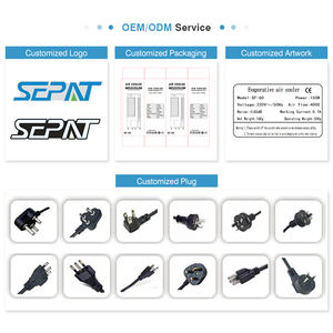 家庭用冷却ファン24V DC AC充電式バッテリーソーラー駆動ポータブル蒸発移動式空冷中国メーカー - Product Image 6