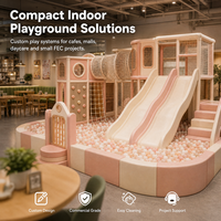 Equipo de Juego Suave para Niños Pequeños, Zona de Aprendizaje Temprano en Colores Pastel, Piscina de Pelotas con Bordes Acolchados, Certificación CE ISO 9001, Proyecto para Hoteles y Clubs