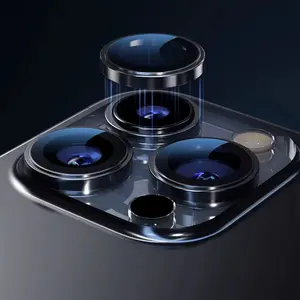 आईफोन 15 14 प्रो मैक्स प्लस कैमरा लेंस प्रोटेक्टर फिल्म के लिए सुपरग्लास एक्ससी-31 एंटी-ग्लेयर टेम्पर्ड ग्लास लेंस फिल्म 360 पूर्ण कवरेज