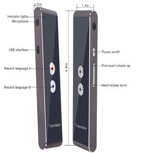 Portable Multi Language Real Time Instant 41 Languages Translation Device <b>Smart</b> Voice T8 Translator - Product Image 4