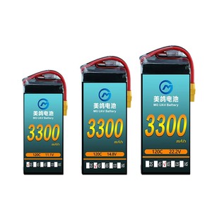 Batteries au lithium <span class=keywords><strong>3300mAh</strong></span> <span class=keywords><strong>3S</strong></span> 120C 11.1V à décharge élevée pour drone électrique <span class=keywords><strong>Lipo</strong></span> - Product Image 2