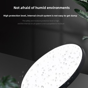 Plafonnier LED Minimaliste Triple Protection Étanche pour Balcon, Salle de Bain, Toilettes, Cuisine, Chambre à Coucher – Ultra-Mince à Montage en Saillie - Product Image 2