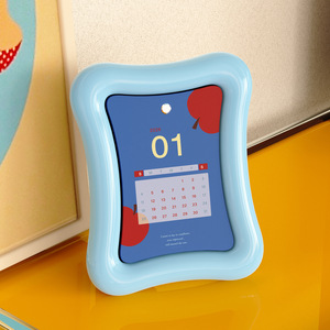 Calendario de escritorio Dopamine Trumpet, adorno organizador, calendario perpetuo mensual, para sala de estar, oficina pequeña, papelería, estilo nórdico, estilo Instagram - Product Image 2