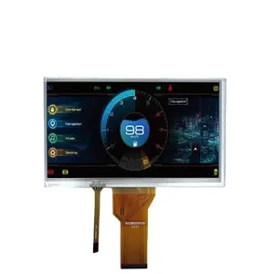 7.0inch tft lcd screen resistive touch screen assembly 800*480 Transmissive RGB interface 280cd luminnace lcd modules