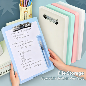 Carpeta de Archivos A4 Multifuncional con Portapapeles y Almacenamiento, Bloc de Notas y Organizador de Documentos Todo en Uno - Product Image 2