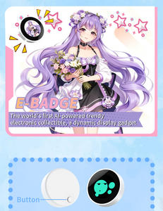 Joyas Electrónicas de Moda que Transforman la Creatividad en Arte Vestible, Ultrafinas de 10 mm, Compatibles con <span class=keywords><strong>GIF</strong></span>/NFT/Marquee - Product Image 2