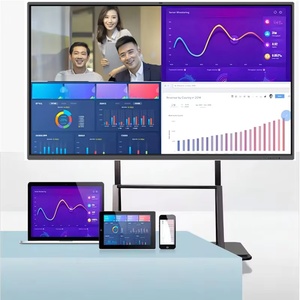 กระดานอัจฉริยะแบบอินเทอร์แอคทีฟขนาด 55/65/75/85/98 นิ้ว |   จอแสดงผล 4K UHD พร้อมหน้าจอสัมผัสและระบบปฏิบัติการคู่ สำหรับห้องเรียนและการประชุม - Product Image 5