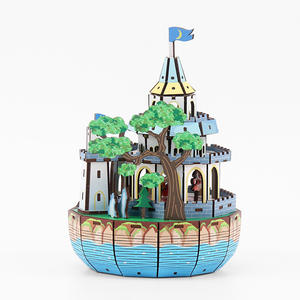 Bonita caja de música navideña, caja de música creativa navideña - Product Image 2