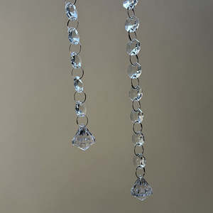 Guirlanda de Decoração em Cristal Transparente com Prisma de Acrílico para Lustre - Product Image 2