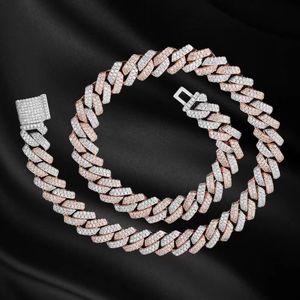 Hip Hop Phong Cách 925 Bạc 6Mm 8Mm 10Mm D Màu Vvs Kim Cương Iced Moissanite Đồ Trang Sức Cuba Chuỗi Cho Nam Giới Liên Kết Chuỗi Vòng Cổ - Product Image 2