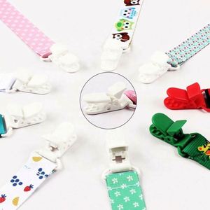 Wholesale Polyester Sublimation Ribbon Animal Pattern Baby <b>Pacifier</b> Holder with Dummy Clips for Baby Teething - Product Image 4