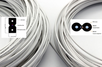 KEXINT FTTH Interior G.657.A2/B3 Cable de fibra óptica de caída Negro con conector LC/SC/ST/ FC Cable de fibra óptica