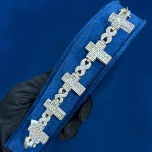 Bracelet Hiphop en Diamant Moissanite le Plus Vendu pour les Amateurs de Mode et les Cadeaux, Disponible à un Prix Abordable - Product Image 5