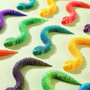 Juguetes Divertidos de Animales en 3D, Serpiente Pequeña, Impresos en 3D, para Niños, Hechos en China, Fujian, 2025 - Product Image 1