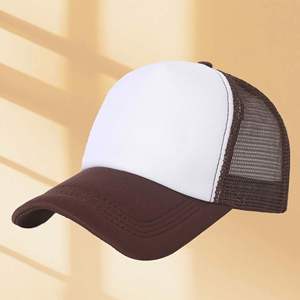 Foam Trucker <b>Hat</b> Adjustable Mesh Back Snapback Baseball Cap for Diy Embroidery Patches - Product Image 2