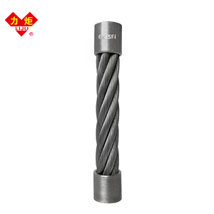 Стальной трос 6 * 25Fi, смазанный трос высокого качества, оцинкованный непокрытый подъемный кран - Product Image 2