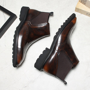 Mocasines de Hombre Color Marrón de Alta Calidad, Hechos en Inglaterra con Cuero Lavado, Estilo Retro, con Suela Goodyear, Hechos a Mano, Impermeables - Product Image 4