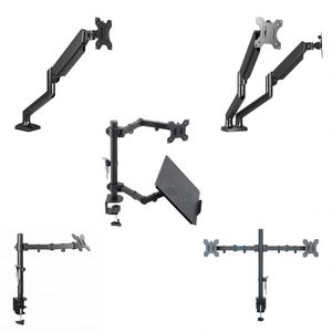 Dual Monitor Arm Mount <b>Stand</b> Shakehand Laptop and Monitor Bracket <b>Desk</b> Mount Support <b>for</b> <b>Computer</b> Monitor New Product - Product Image 1