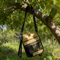 Sac banane kaki multi-poches en toile réglable pour infirmière, médecin, clinique, hôpital, extérieur – Organisateur médical et pochette utilitaire