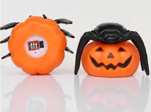 Vela LED de Halloween con diseño de araña y <span class=keywords><strong>calabaza</strong></span>, decoración para fiestas de Halloween, vela de terror para crear ambiente - Product Image 4